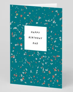 Paper Plane Birthday|Birthday Cards*Terrazzo Dad Birthday Card | Ohh Deer