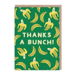 Mélanie Johnsson Thank You*Thanks A Bunch Banana Greeting Card