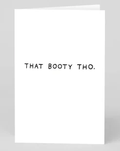 Ashkahn Valentine's Day|Anniversary*That Booty Tho Greeting Card | Ohh Deer
