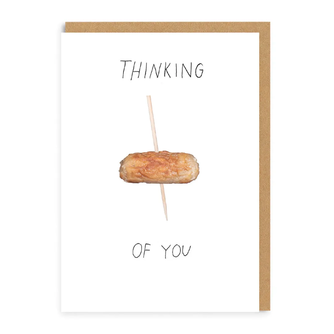 Ohh Deer Thinking Of You*Thinking Of You Cocktail Sausage Greeting Card |
