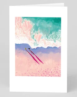 Lili Wood Birthday|Thank You*Tide Coming In Greeting Card | Ohh Deer