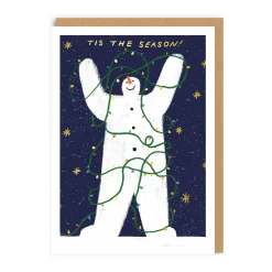 Max Machen Christmas Cards*Tis The Season Snowman Christmas Card - | Ohh Deer