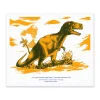 Natural History Museum Prints*T-rex Riso Print (12x10)