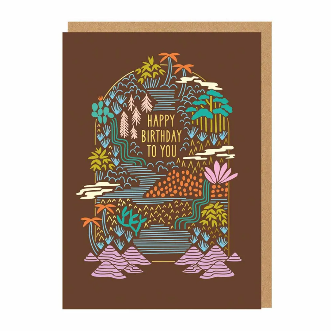 Elizabeth Olwen Birthday Cards*Tropical Happy Birthday Card | Ohh Deer