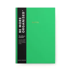 Ohh Deer Premium Notebooks|Stationery Gifts*True Green A5 Linen Notebook