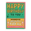 AbiGoLucky Birthday Cards*Voucher For Absolutely F*ck All Birthday Card 😂 | Ohh Deer
