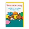 Branddave Birthday Cards*Wake Me Up When There's Cake Birthday Card
