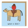 Sophie Hamlin Anniversary|Valentine's Day Cards*Want a ride? Valentine's Day Card | Ohh Deer