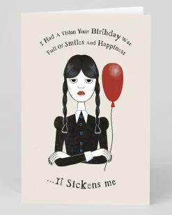 Ohh Deer Birthday|Birthday Cards*Wednesday Addams Funny Birthday Card |
