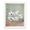 Kaleido Prints*White Orchid In Water Riso Print (12x10)