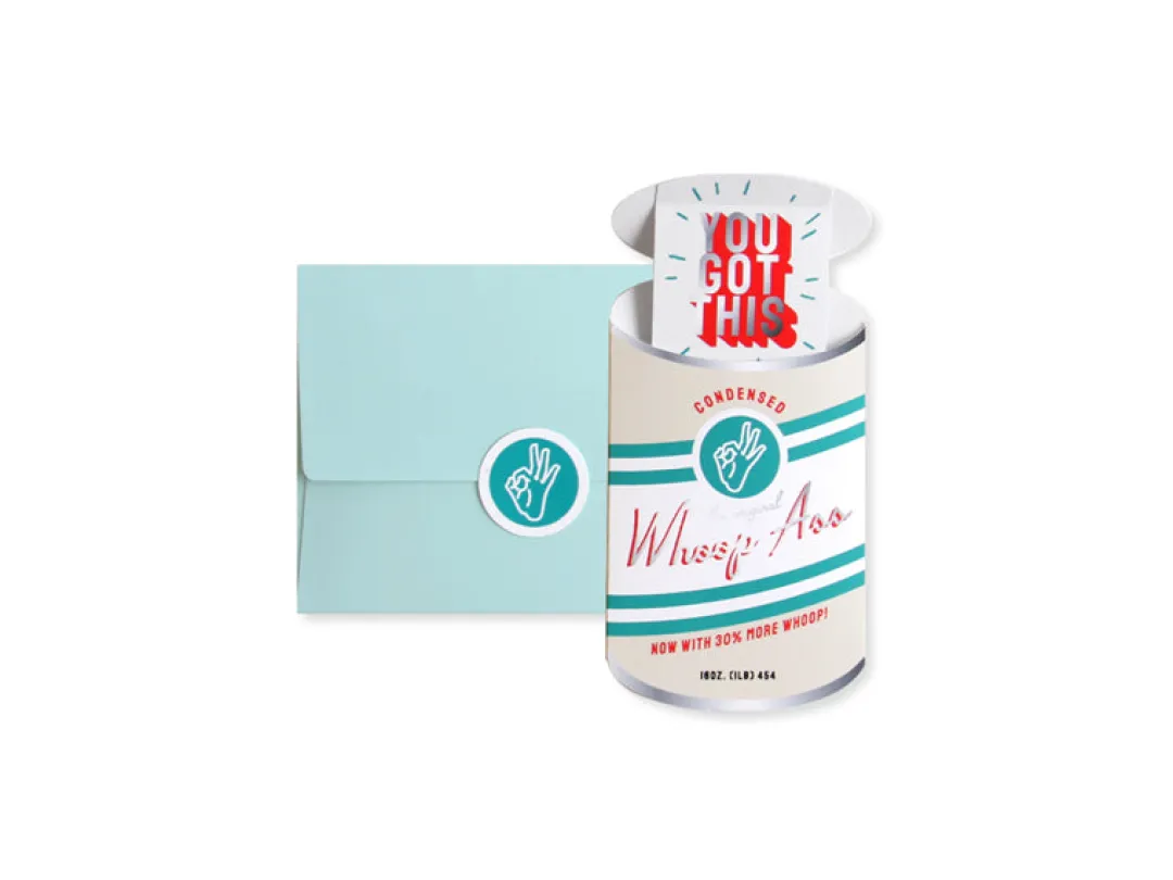 UWP Luxe Pop Up & 3d Cards*Whoop-Ass 3D Pop Up Greeting Card | Ohh Deer