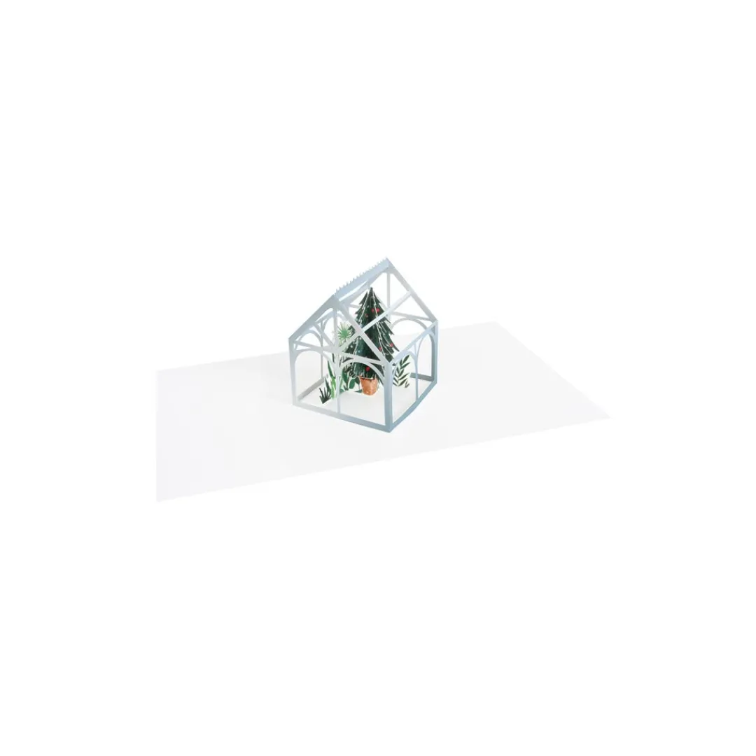 UWP Luxe Pop Up & 3d Cards|Birthday Cards*Winter Greenhouse 3D Pop Up Greeting Card | Ohh Deer