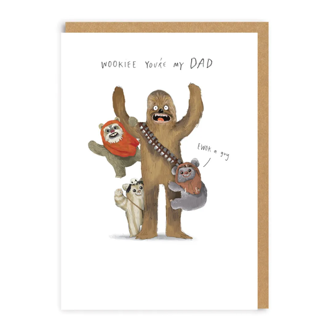 Alex Willmore Father's Day Cards*Wookie Star Wars Father's Day Card | Dad Card