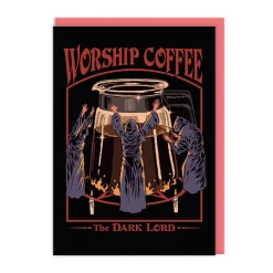 Steven Rhodes Birthday Cards*Worship Coffee Greeting Card | Ohh Deer