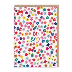 Hartland Brooklyn Congratulations|New Arrival*Yay Baby Flowers New Baby Card 🌸👶 | Ohh Deer