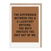 Ohh Deer Birthday Cards*You And Laxative Greeting Card - Just Saying |