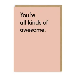 Twin Pines Anniversary|Valentine's Day Cards*You're All Kinds of Awesome Greeting Card | Ohh Deer